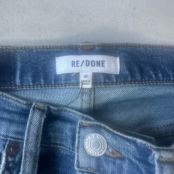 Re/done straight leg distressed jeans - Picture 4 of 4